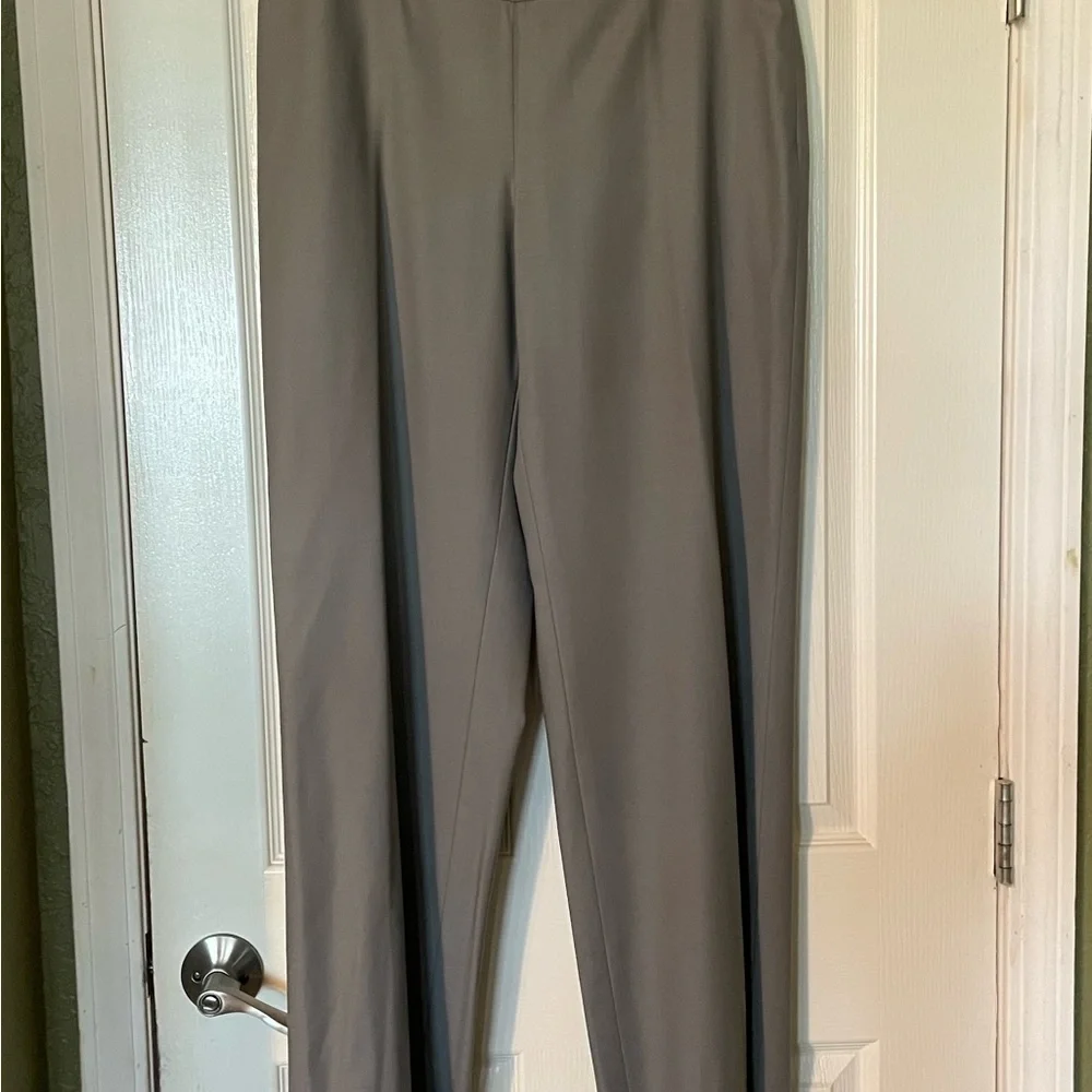 Giorgio Armani Trousers Dress Pants Gray Size 46 Career Business Designer EUC - Picture 2 of 14
